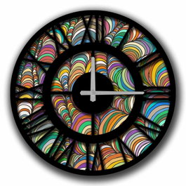 Wallity Reloj Decorativo MDF Multicolor 50 cm